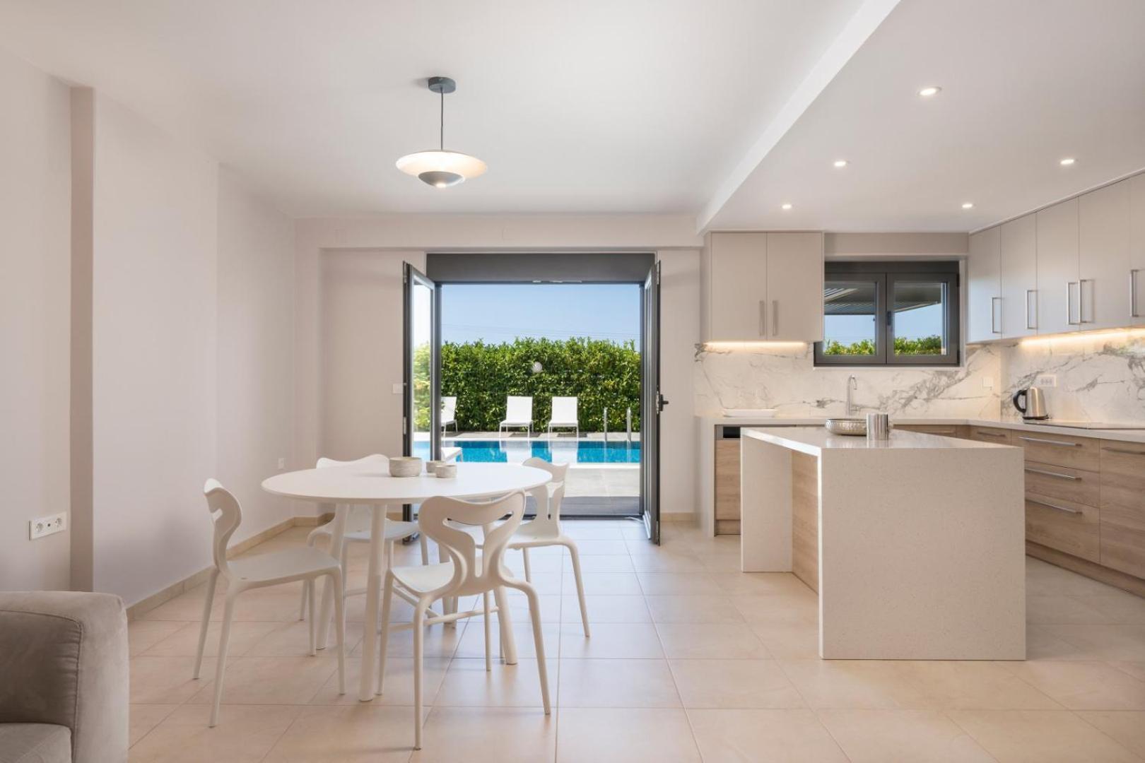 Luxury Villa Near The Sea Meliti Luxury Villa Kato Daratso Exterior foto